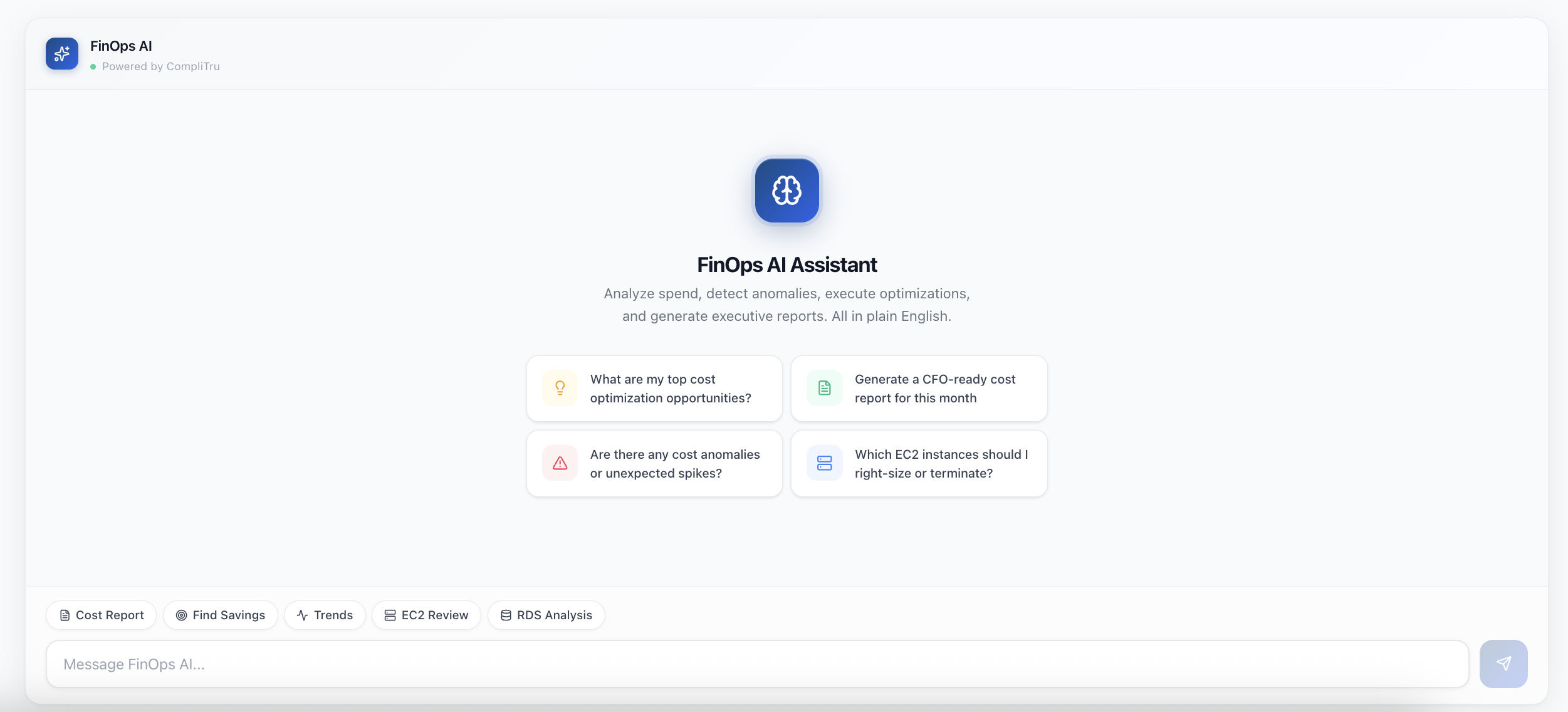 FinOps AI assistant